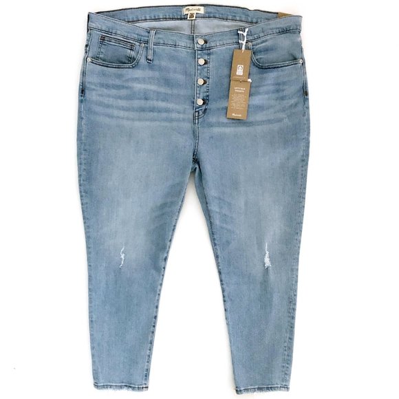 Madewell Denim - MADEWELL Women's Hi Rise Skinny Crop Jeans 36 NWT